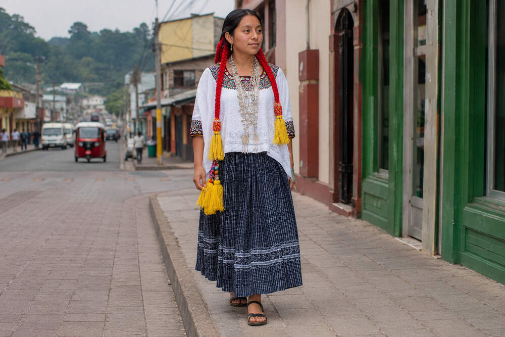 traje tipico coban femenino calle