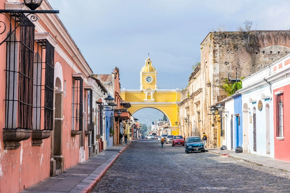 Conexión con otros destinos del altiplano Antigua Guatemala nahe Alotenango