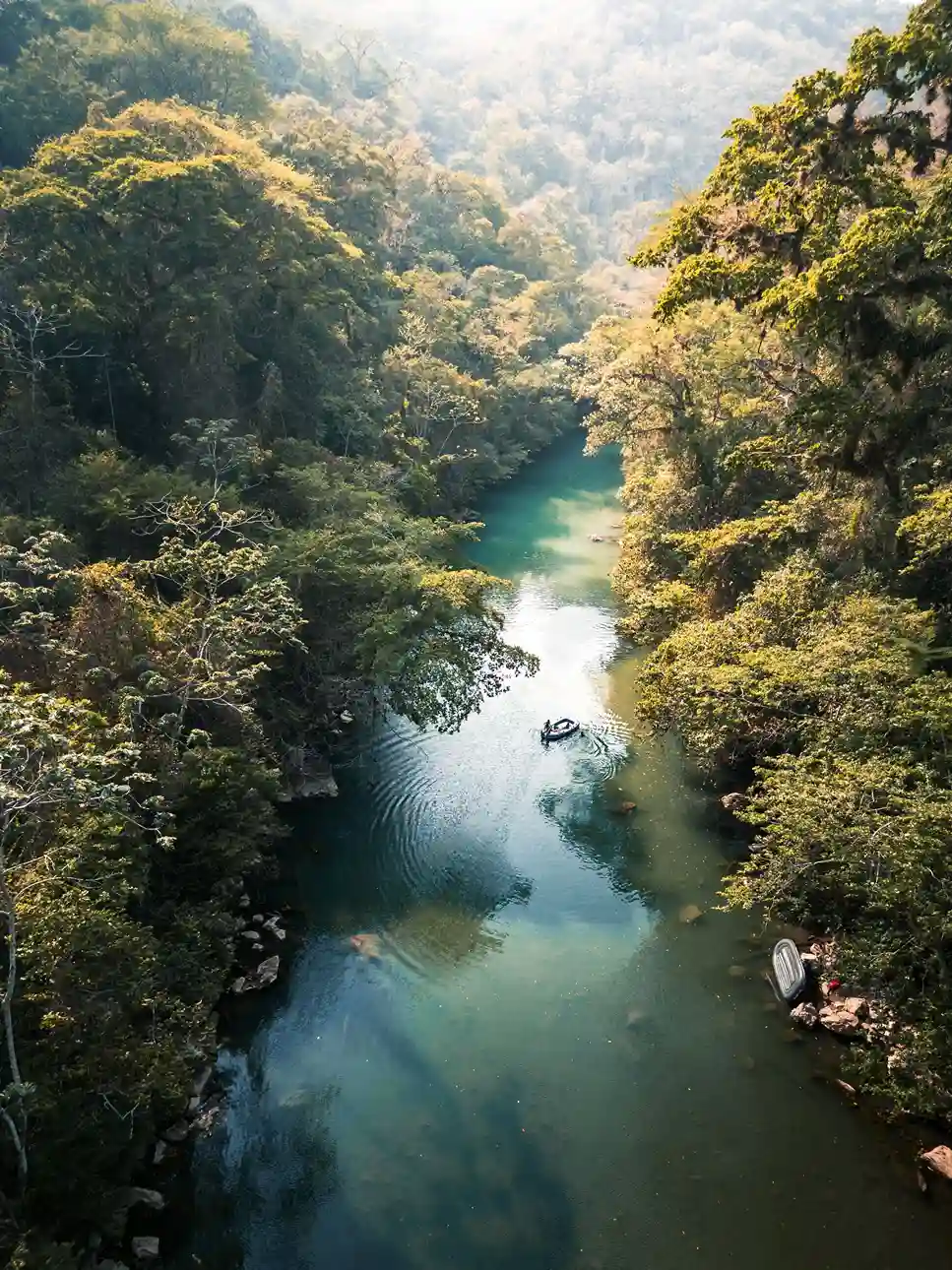 Rio Floresta Tropical Espaco Natural Coban