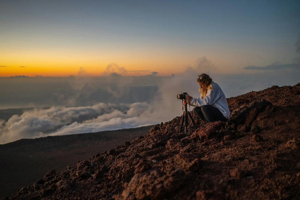 Fotografía de paisajes y volcanes Fotografia Volcan Alotenango