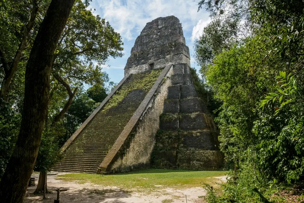 Pyramide Tikal Guatemala Maya Nationalpark Ruinen Dschungel Geschichte