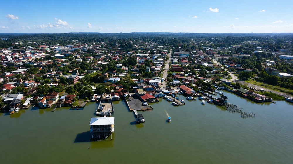 Amatique Bay puerto barrios cenital